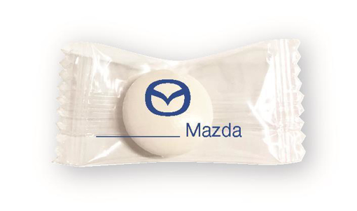 10,000 MAZDA FLAT MINTS          .. 6c each 