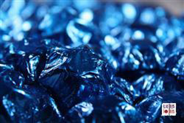 Blue Foiled Stars in 500g Bag