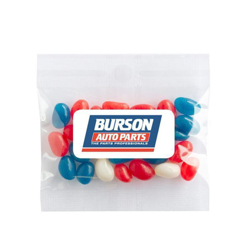 Burson - 30g Mini corporate coloured jellybeans with $0.81 per bag 