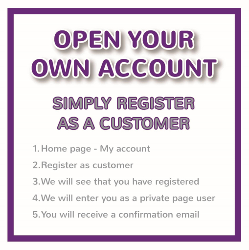 Create you own account