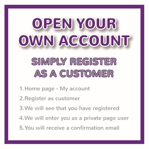 Create you own account