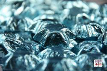 Ice Blue Foiled Stars in 500g Bag
