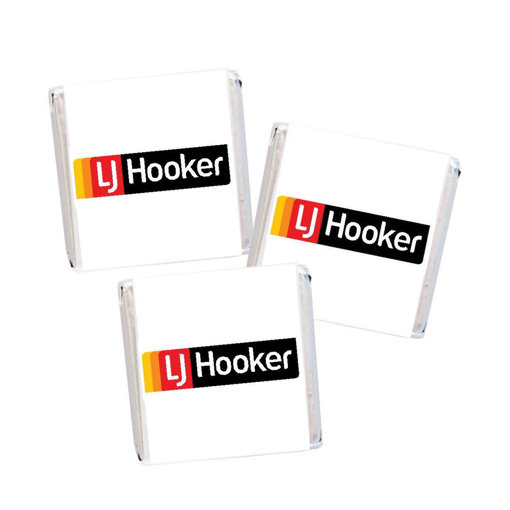 LJ Hooker - Chocolate Squares - $0.56c per square