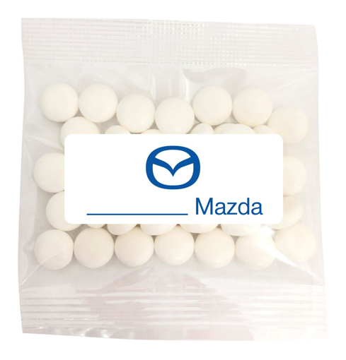 Mazda - 30g Mini Mints  $0.80 per bag 