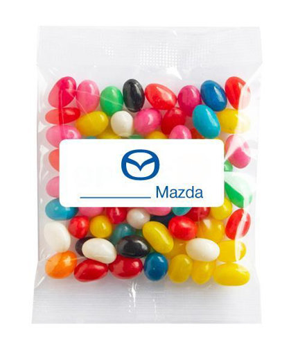 Mazda - 50g Mini Jellybeans $0.70 per bag 