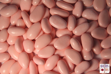 Pink Sugared Almonds in 1kg bag