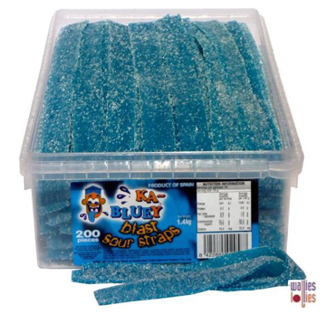 SOUR STRAPS - KA-BLUEY -1.4KG BOX