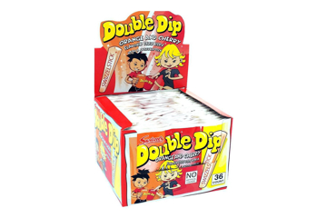 SWIZZELS DOUBLE DIP ORANGE & CHERRY FIZZ DIP 36 PACK - PRE ORDER