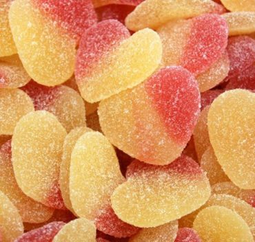 Picture for category Gummy Sour Peach Hearts