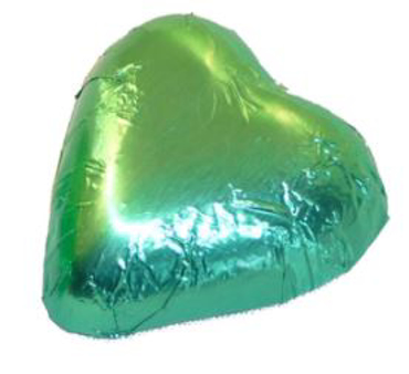 Picture for category Ice Green Foiled Hearts