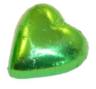 Picture for category Lime Foiled Hearts