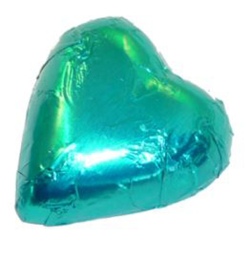 Picture for category Teal Foiled Hearts