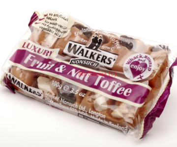 Picture of Walker's Fruit & Nut Toffee Bar - 100g