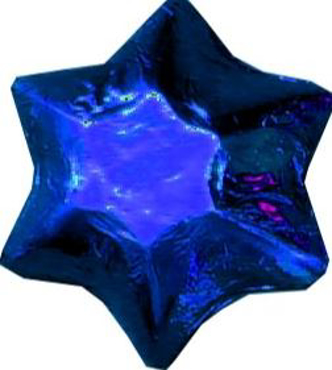 Picture for category Dark Blue Foiled Stars