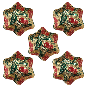 Gold Christmas Foiled Stars in 500g  Bag