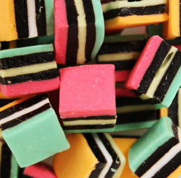 Picture of Licorice allsorts in 1kg bag