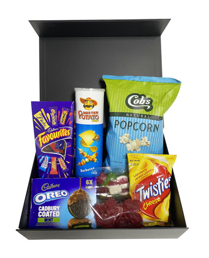 Picture of Family Movie Box , presented in a black gift box