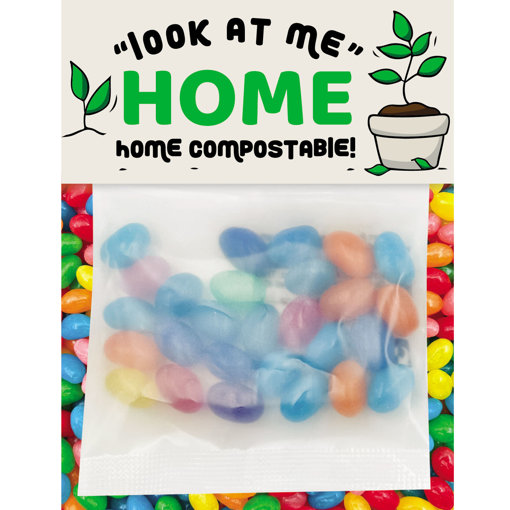 Picture of ECO Mini Jelly Beans 30g BILLBOARD CARD